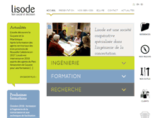 Tablet Screenshot of lisode.com